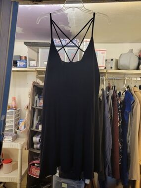 Dolls Kill Black Chest Pentagram Dress Size 3xl